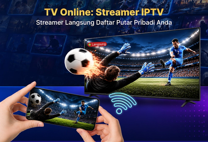 Tangkapan layar TV Daring